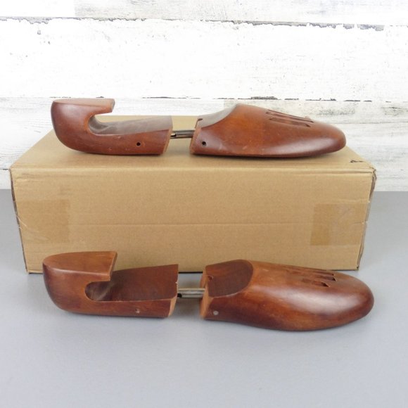 Vintage Shoe Keepers Rochester Shoe Tree Medium M stained varnished - Picture 4 of 5